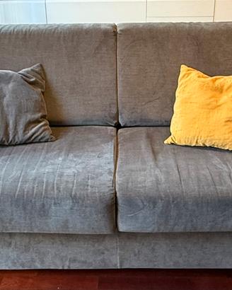 Divano letto grigio Rima