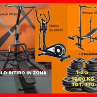 PalestraTunturi WT85+DomyosBM490+ellittic+110kpesi