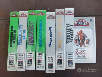 8 Videocassette VHS di "Winners" in italiano