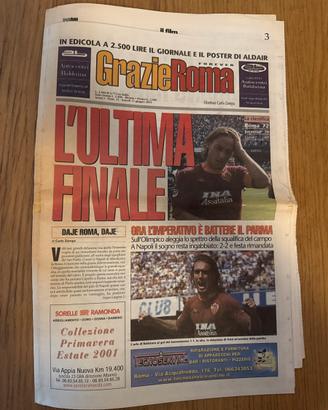 Rivista Grazie Roma - 11 Giugno 2001 Storica