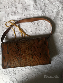 Borsetta vintage vero pitone