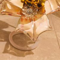 Centrotavola d' arredo vintage Vetro Colorato Soff