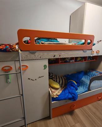 Cameretta 3 letti completa 