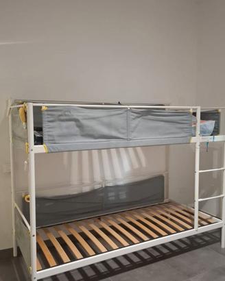LETTO A CASTELLO IKEA VITVAL CON DUE MATERESSI