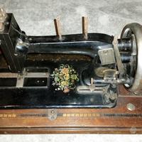 Macchina da cucire d'antiquariato Saxonia Regia