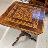 TAVOLINO INTARSIATO FINE '800