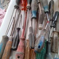 lotto  cacciaviti  da taglio  e stella 