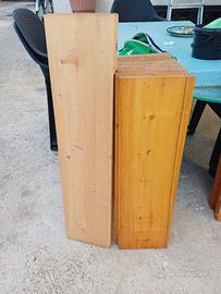 mensole legno  come nuove 