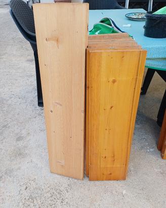 mensole legno  come nuove 