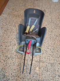 seggiolino per bici con attacco 
