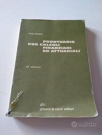 Prontuario per calcoli finanziari ed attuariali