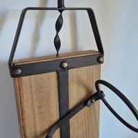 portabottiglie vino da parete in legno