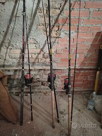 Attrezza da pesca siluro completa