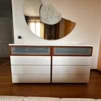 Cassettiera in legno camera da letto