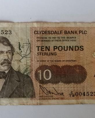 10 sterline/ pounds scozzesi