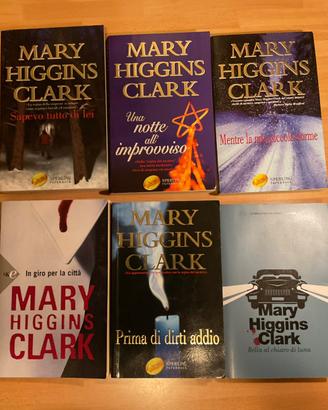 Mary Higgins Clark - set di sei libri