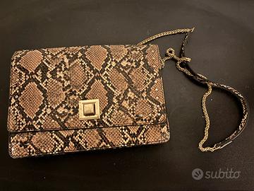 Borsa simil pelle di rettile