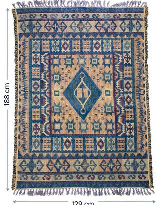 Tappeto turco vintage anni '90, 188×129cm