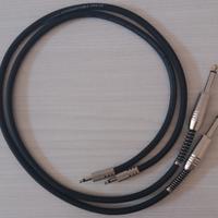 Cavi 0,7 m JACK (M) 6,3 mono > JACK (M) 3,5 mono