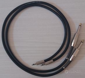 Cavi 0,7 m JACK (M) 6,3 mono > JACK (M) 3,5 mono