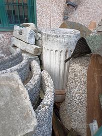 base in cemento e polvere di marmo 