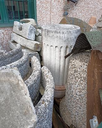 base in cemento e polvere di marmo 