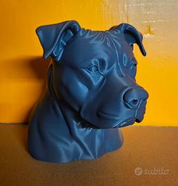 Busto pitbull 18cm