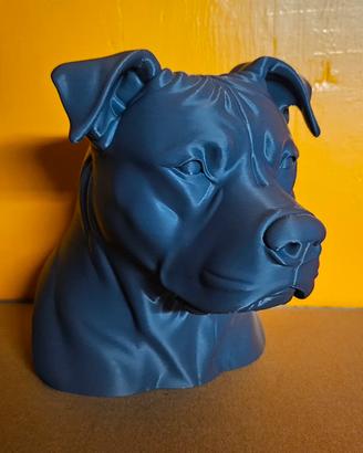 Busto pitbull 18cm