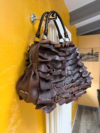 borsa donna vintage in vera pelle  Miu Miu