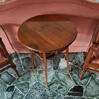 tavolino vintage del 900  in legno massello 