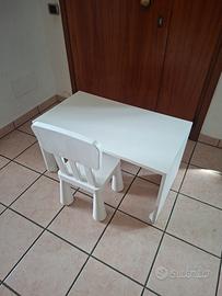 Scrivania sedia ikea bambino.