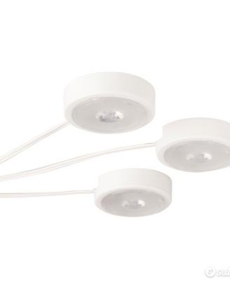 Illuminazione Luce Calda Ikea LEDBERG a tre Punti