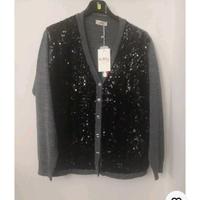 maglia golf con paillettes look delle feste 