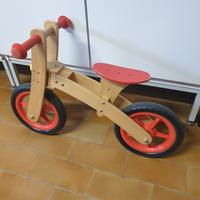 bici in legno per bambini 