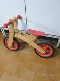 bici in legno per bambini 