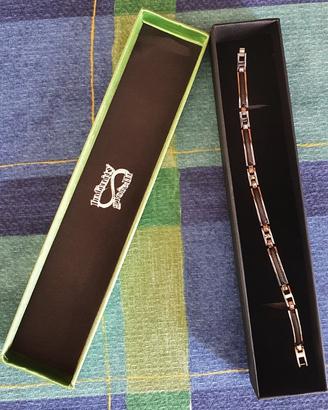 Bracciale acciaio infinity
