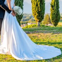 Abito da sposa in raso