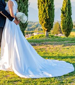 Abito da sposa in raso