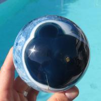 Minerale Sfera in Agata Blu/Azzurra