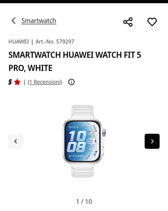 SMARTWATCH HUAWEI WATCH FIT 5 PRO, WHITE