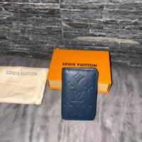 Portacarte louis vuitton blu usato e originale