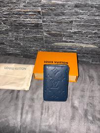 Portacarte louis vuitton blu usato e originale