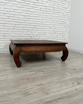 Tavolino etnico in legno massello anni ’70