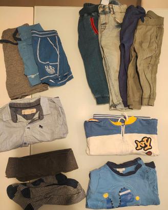 Lotto bambino 12-18 mesi 80 cm