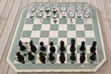 SCACCHIERA SWAROVSKI SILVER CRYSTAL