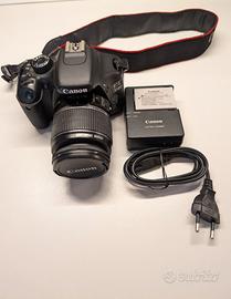 Reflex Canon EOS 550D usata  con obiettivo 18-55