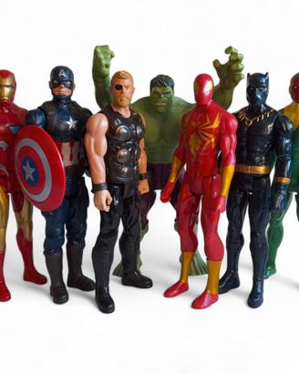 Mega Lotto 7 Action Figure 30cm Avengers Marvel