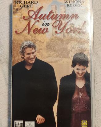 videocassetta VHS film autumn in new york
