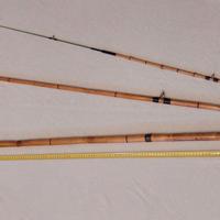 Canna da pesca vintage bamboo