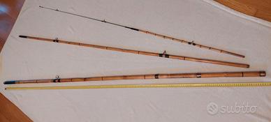 Canna da pesca vintage bamboo